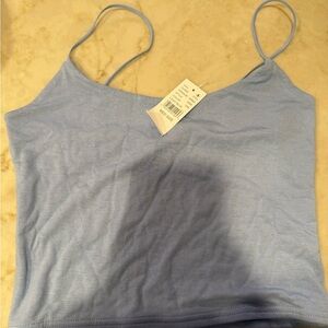 PacSun cropped tank top, blue